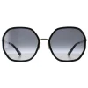 Kate Spade Square^Sunglasses Nicola/G/S RHL 9O Gold Black Grey Gradient