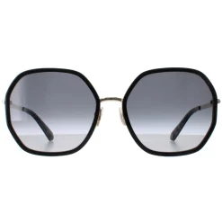 Kate Spade Square^Sunglasses Nicola/G/S RHL 9O Gold Black Grey Gradient