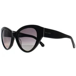 Kate Spade Cat-Eye^Sunglasses Paisleigh/S 807 WJ Black Gray Gradient Polarized