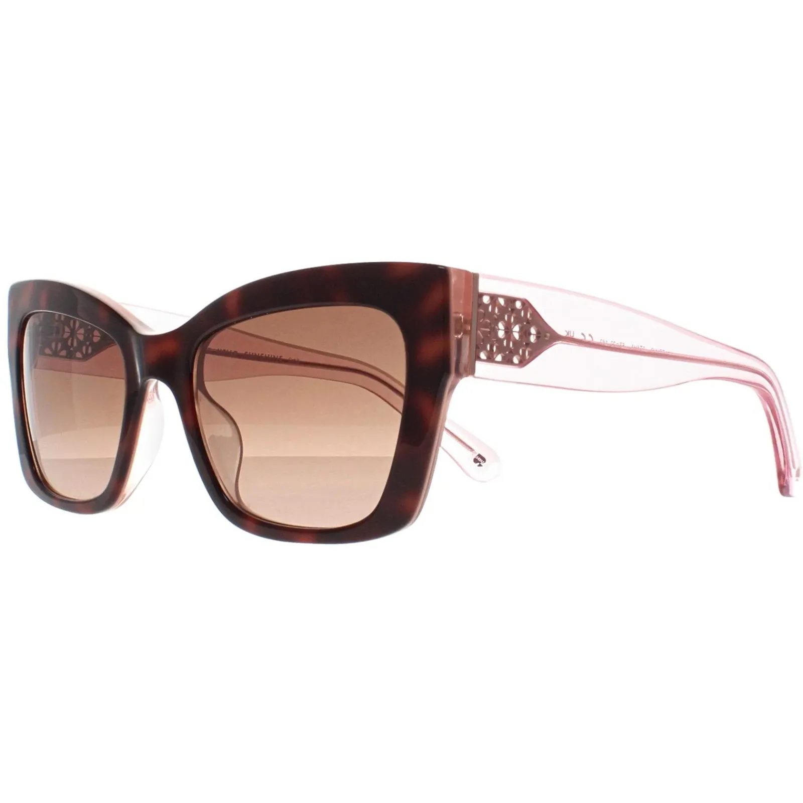 Kate Spade Cat-Eye^Sunglasses Valeria/S 0T4 HA Havana Pink Brown Gradient