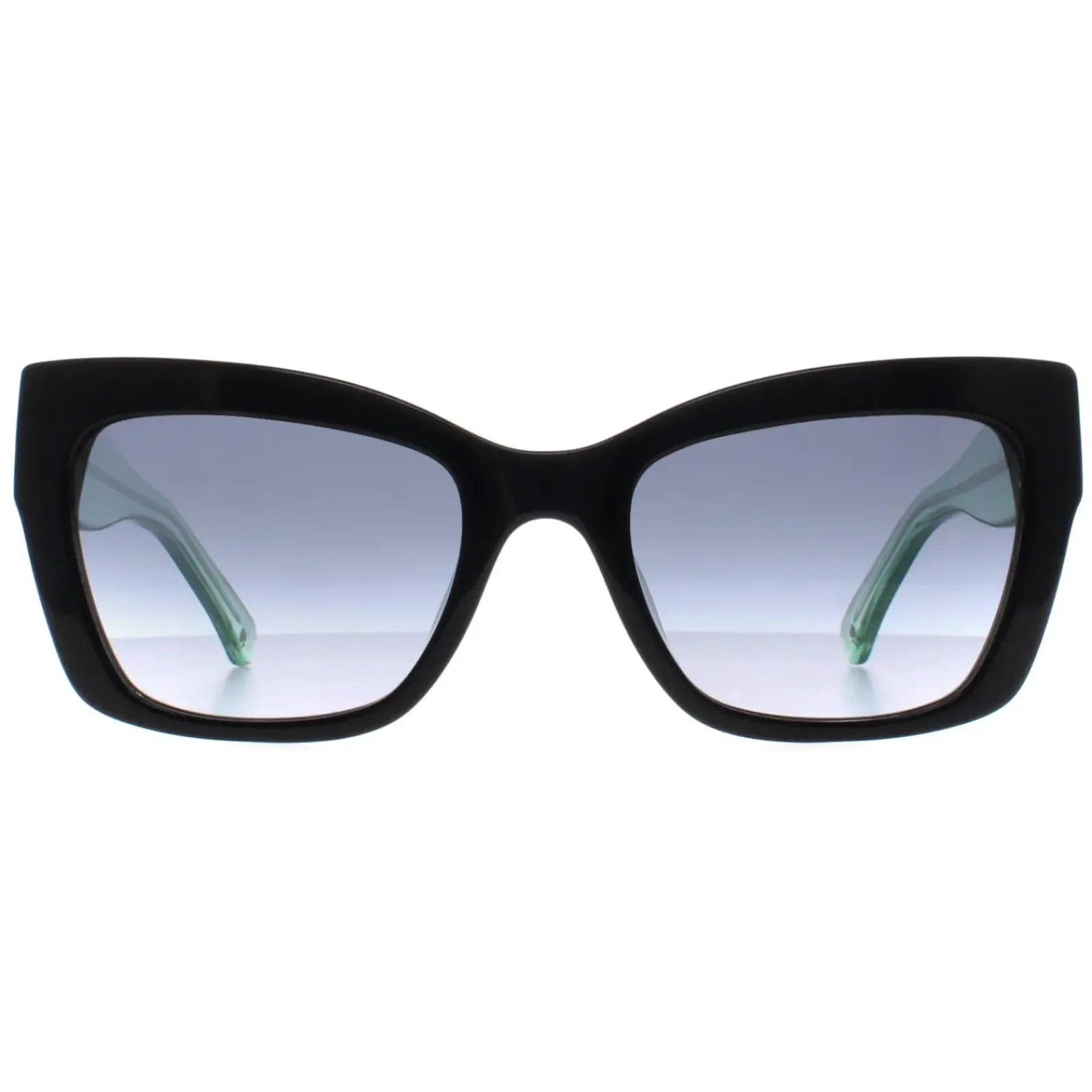 Kate Spade Cat-Eye^Sunglasses Valeria/S 807 9O Black Dark Gray Gradient