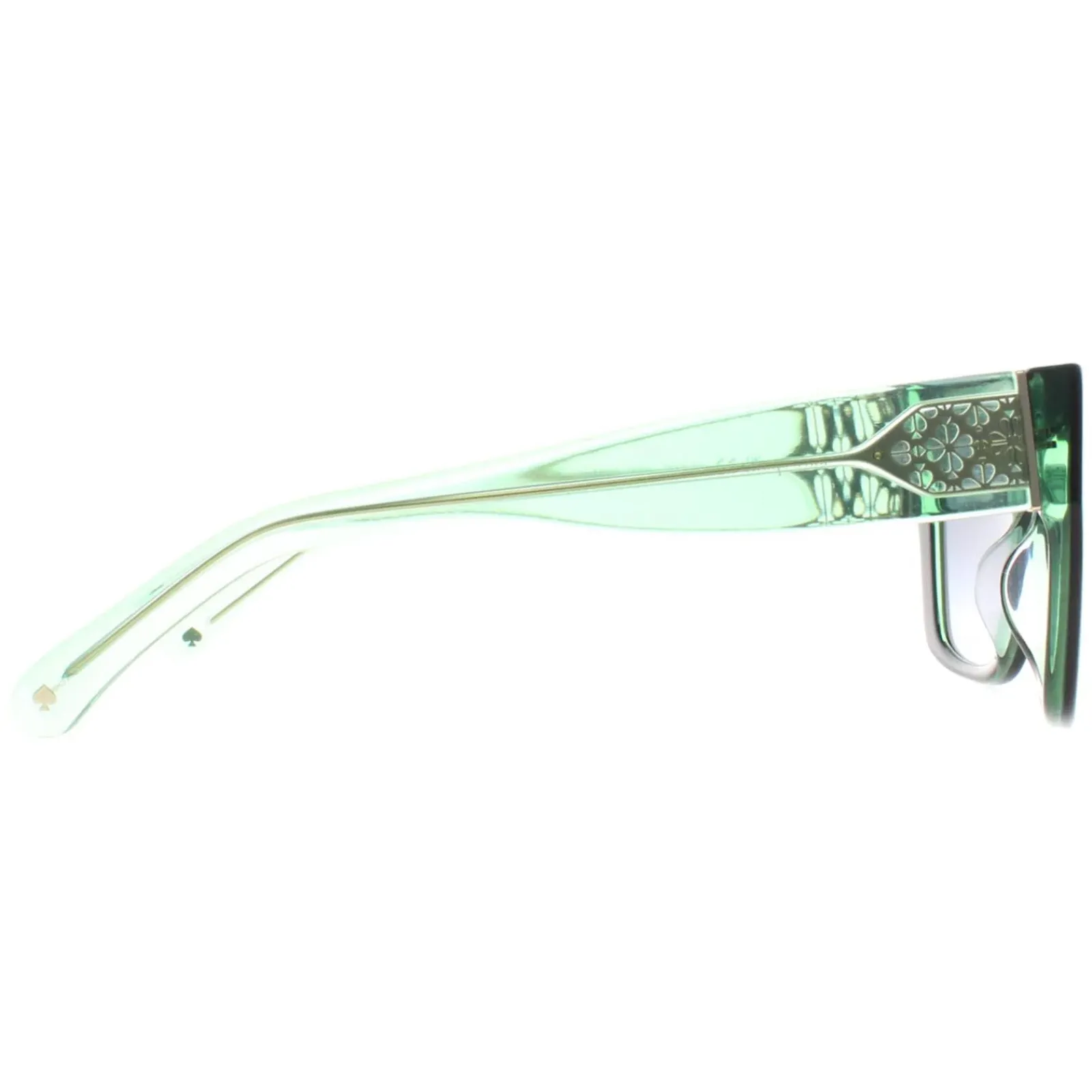 Kate Spade Cat-Eye^Sunglasses Valeria/S 807 9O Black Dark Gray Gradient