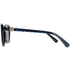 Kate Spade Cat-Eye^Sunglasses Visalia/G/S 7RM M9 Pattern Black Grey Polarised