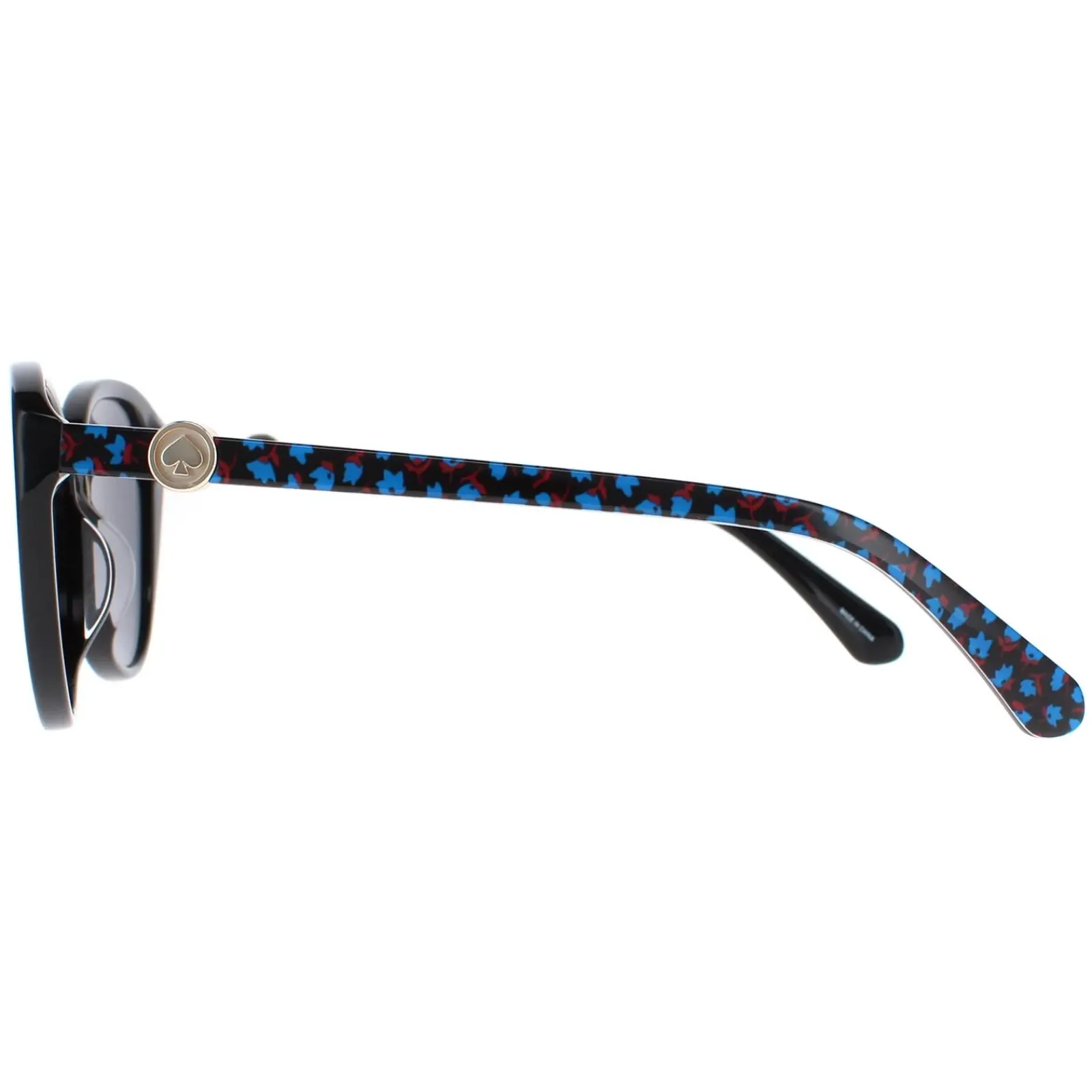 Kate Spade Cat-Eye^Sunglasses Visalia/G/S 7RM M9 Pattern Black Grey Polarised