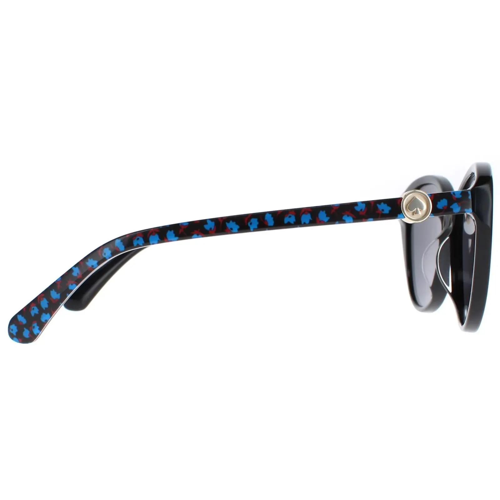 Kate Spade Cat-Eye^Sunglasses Visalia/G/S 7RM M9 Pattern Black Grey Polarised