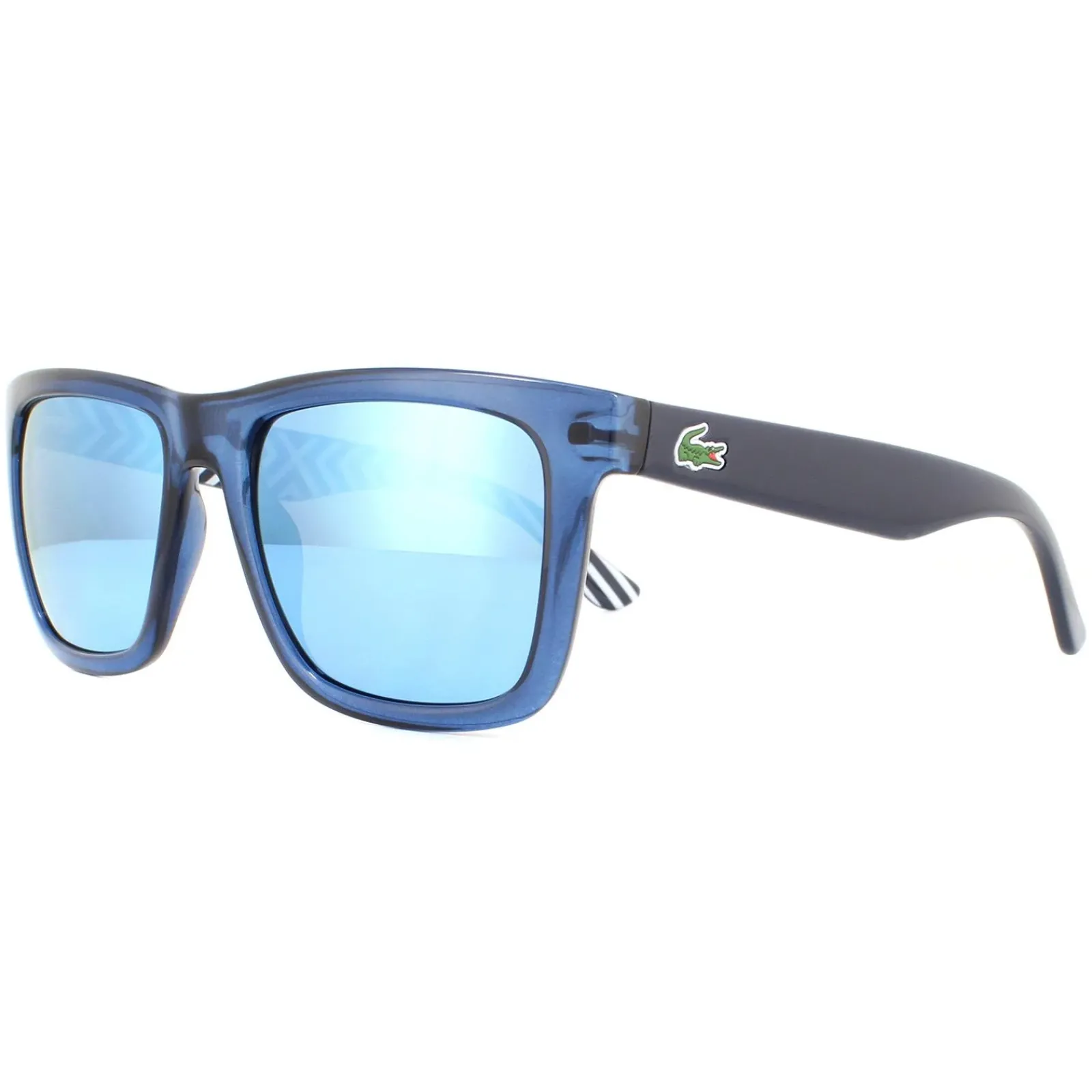 Lacoste Rectangle^Sunglasses L750S 424 Blue Blue Mirror