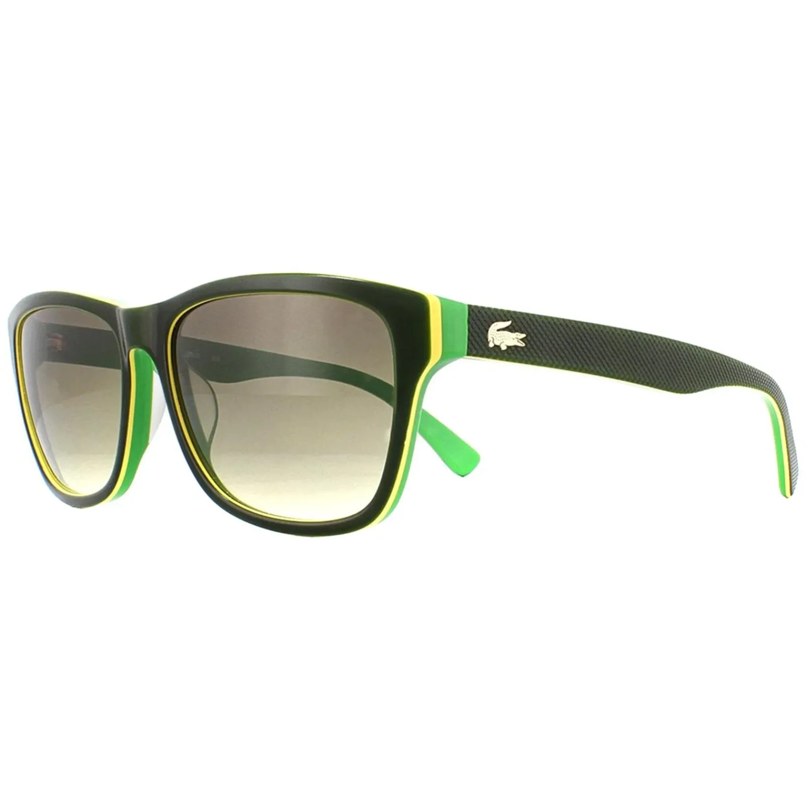 Lacoste Rectangle^Sunglasses L683S 315 Black Green Grey