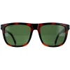 Lacoste Rectangle^Sunglasses L959S 230 Brown Shiny Havana Green