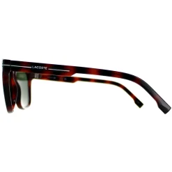 Lacoste Rectangle^Sunglasses L959S 230 Brown Shiny Havana Green