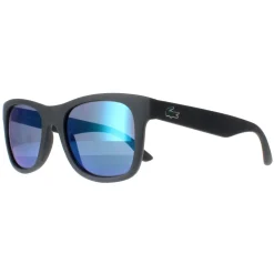 Lacoste Round^Sunglasses L778S 035 Folding Matte Grey Blue