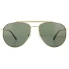 Lacoste Aviator^Sunglasses L177S 714 Gold Grey