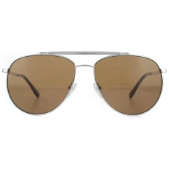 Lacoste Aviator^Sunglasses L177S 033 Gunmetal Brown