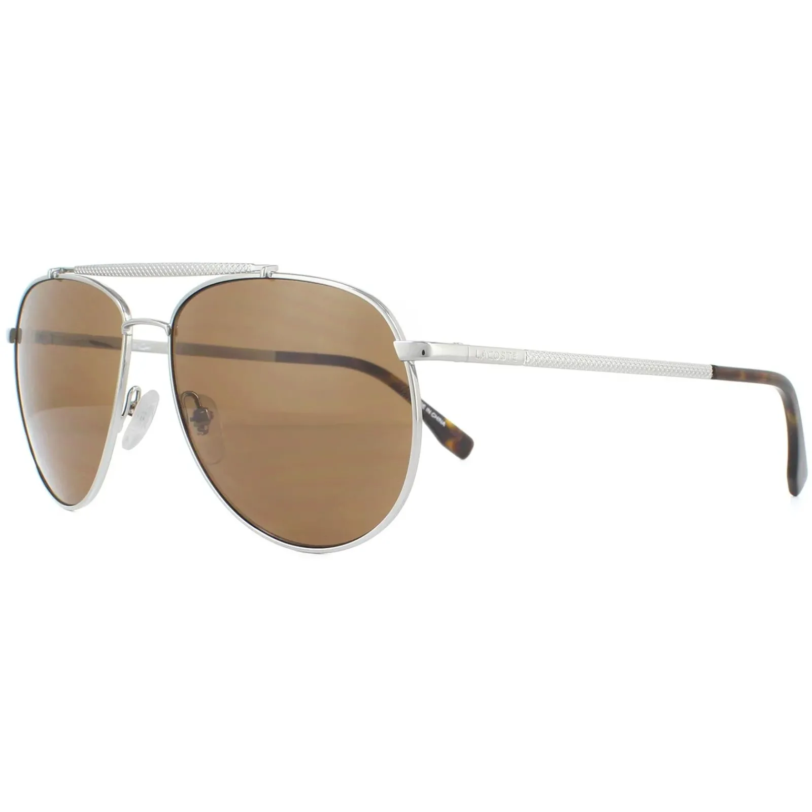 Lacoste Aviator^Sunglasses L177S 033 Gunmetal Brown