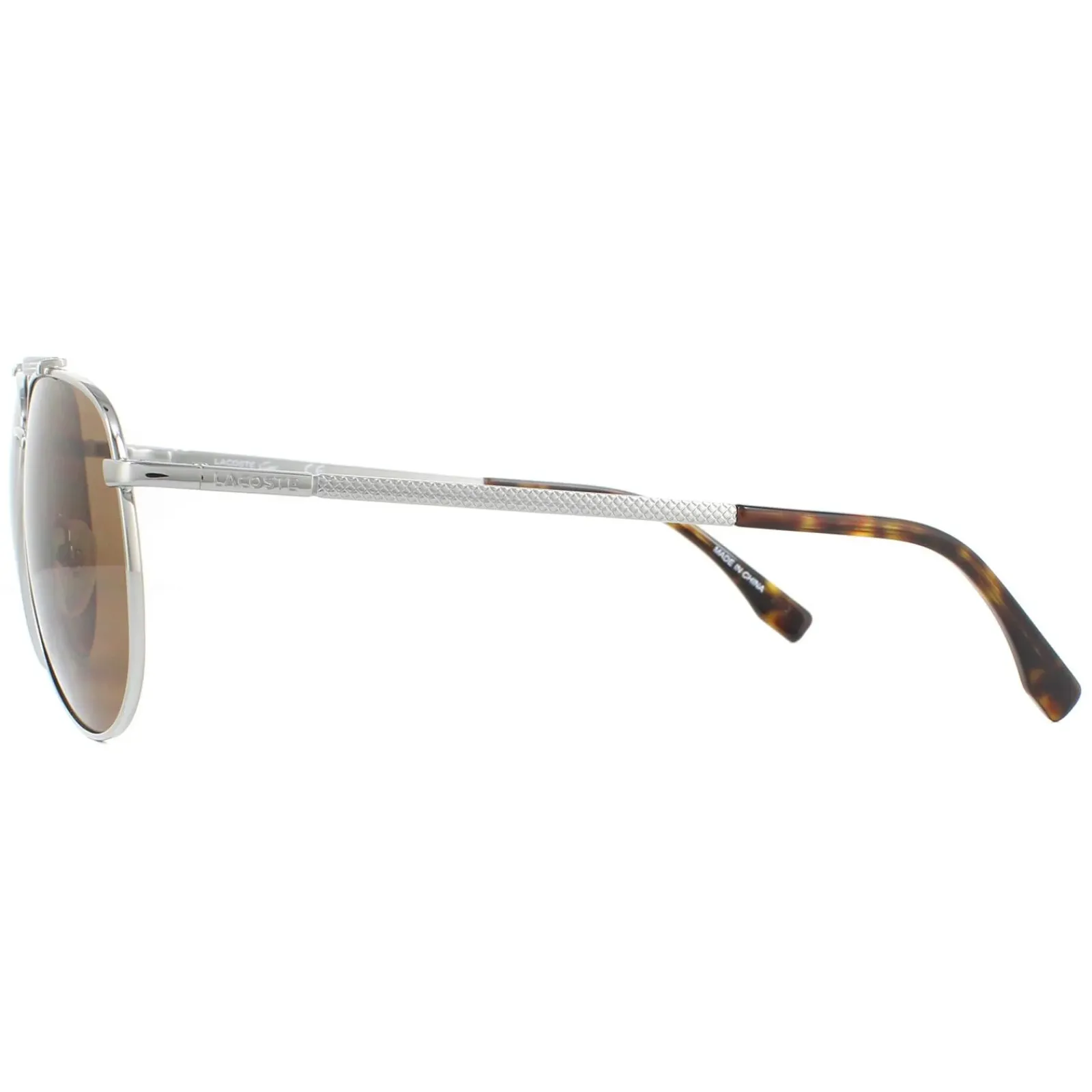 Lacoste Aviator^Sunglasses L177S 033 Gunmetal Brown