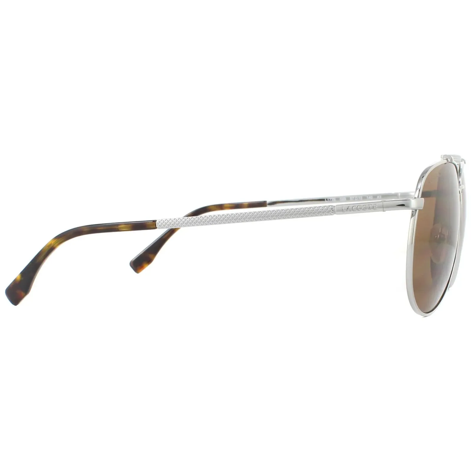 Lacoste Aviator^Sunglasses L177S 033 Gunmetal Brown