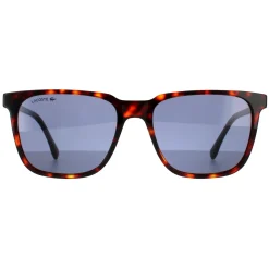 Lacoste Square|Square^Sunglasses L910S 220 Havana Red Solid Blue