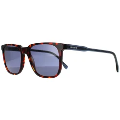 Lacoste Square|Square^Sunglasses L910S 220 Havana Red Solid Blue