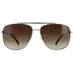 Lacoste Aviator|Aviator^Sunglasses L188S 035 Light Gunmetal Brown