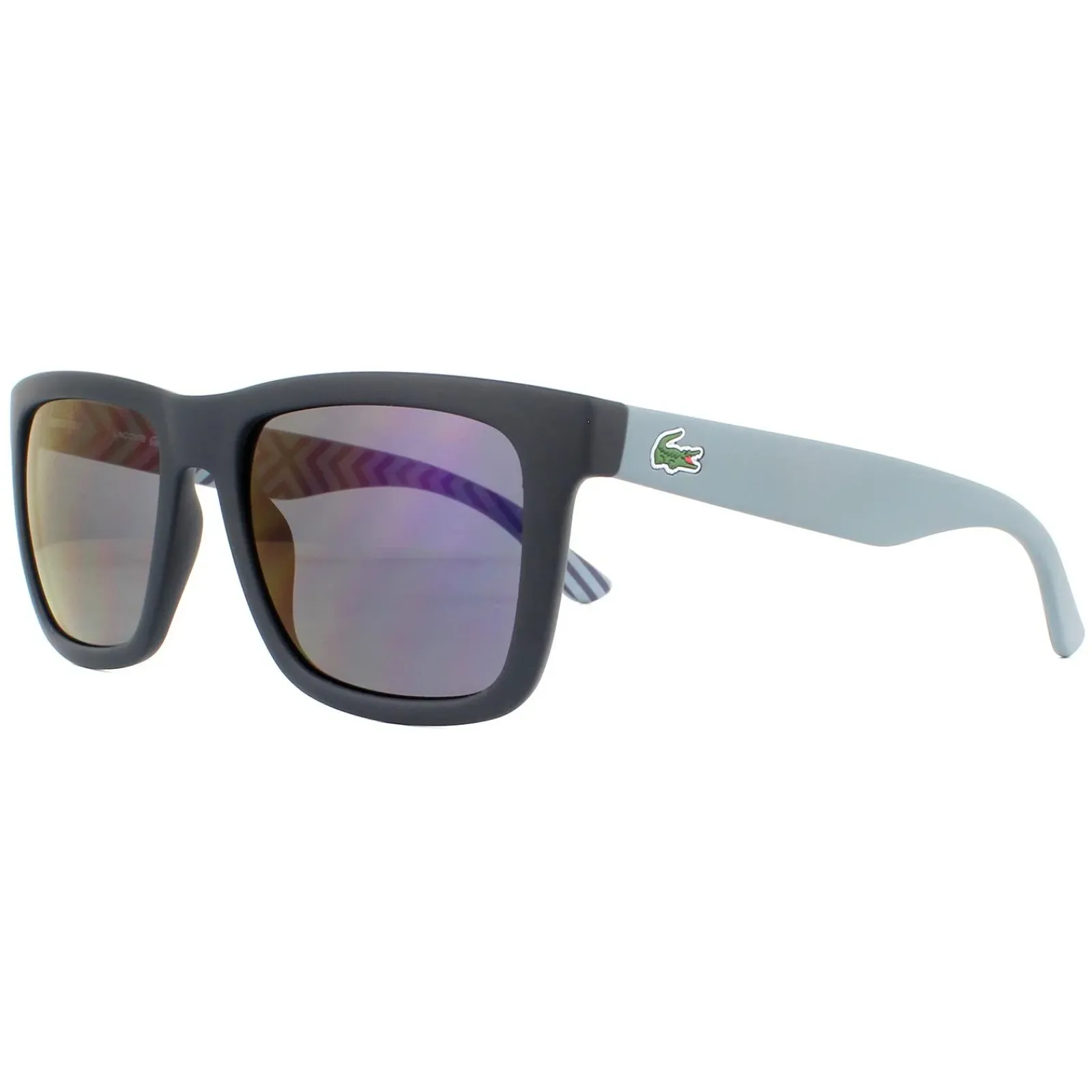 Lacoste Rectangle^Sunglasses L750S 414 Matte Blue Navy Blue