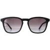 Lacoste Square^Sunglasses L947S 001 Matte Black Grey Gradient