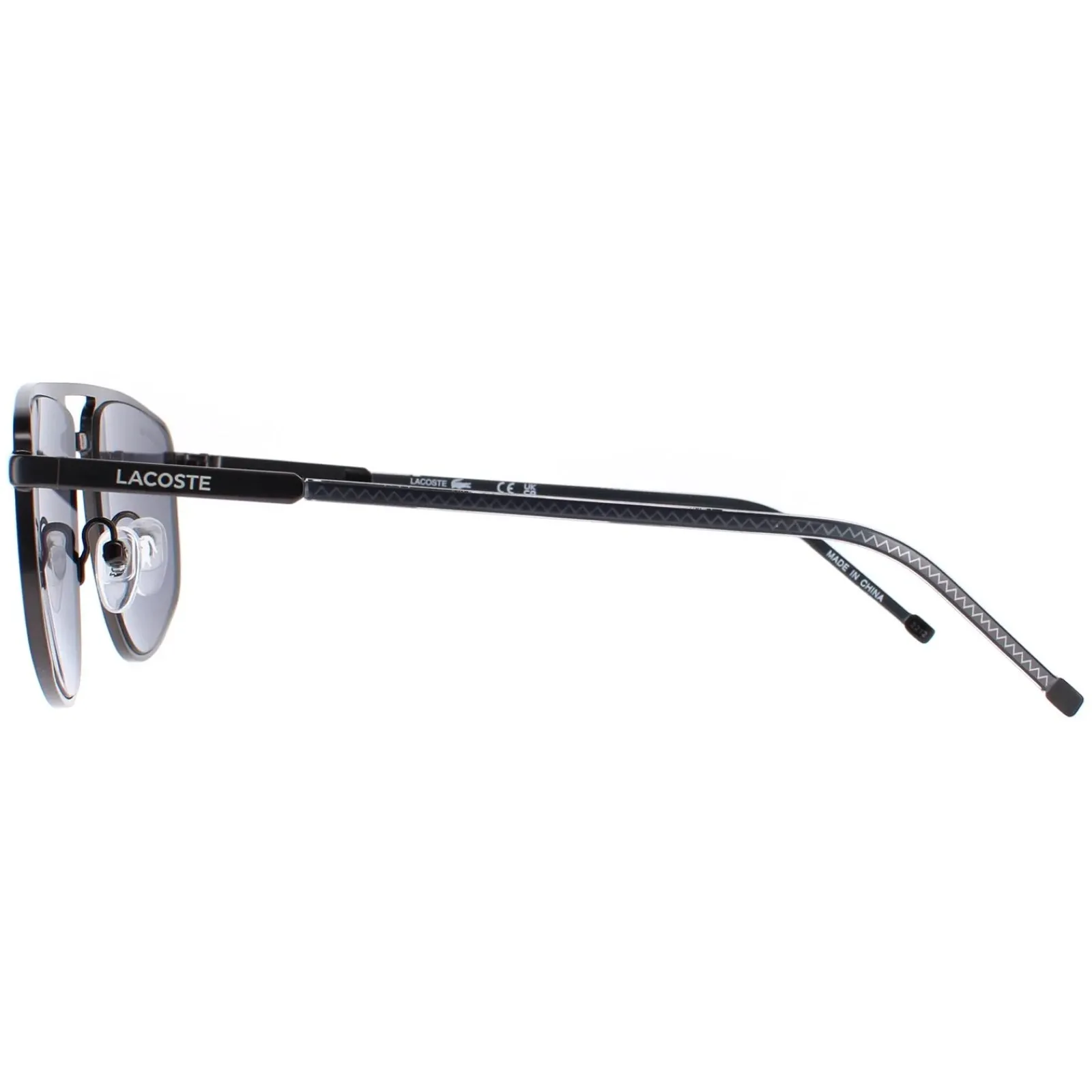 Lacoste Aviator^Sunglasses L254S 021 Matte Dark Grey Blue Grey