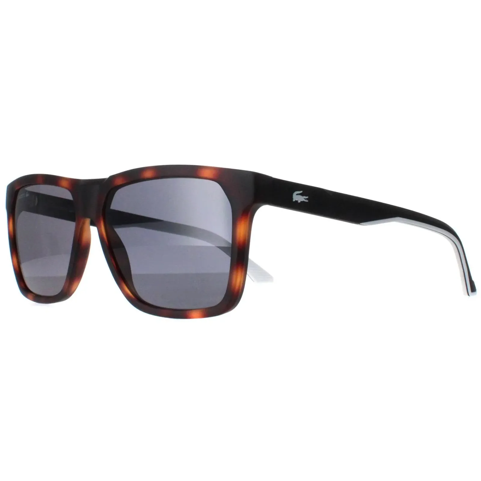 Lacoste Rectangle^Sunglasses L972S 230 Matte Havana Grey