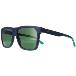 Lacoste Rectangle^Sunglasses L972S 401 Matte Blue Green