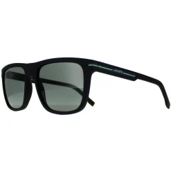 Lacoste Rectangle^Sunglasses L959S 002 Matte Black Dark Grey