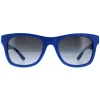 Lacoste Square|Square^Sunglasses L778S 424 Matte Blue Grey Gradient