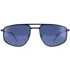 Lacoste Aviator^Sunglasses L254S 401 Matte Blue Blue