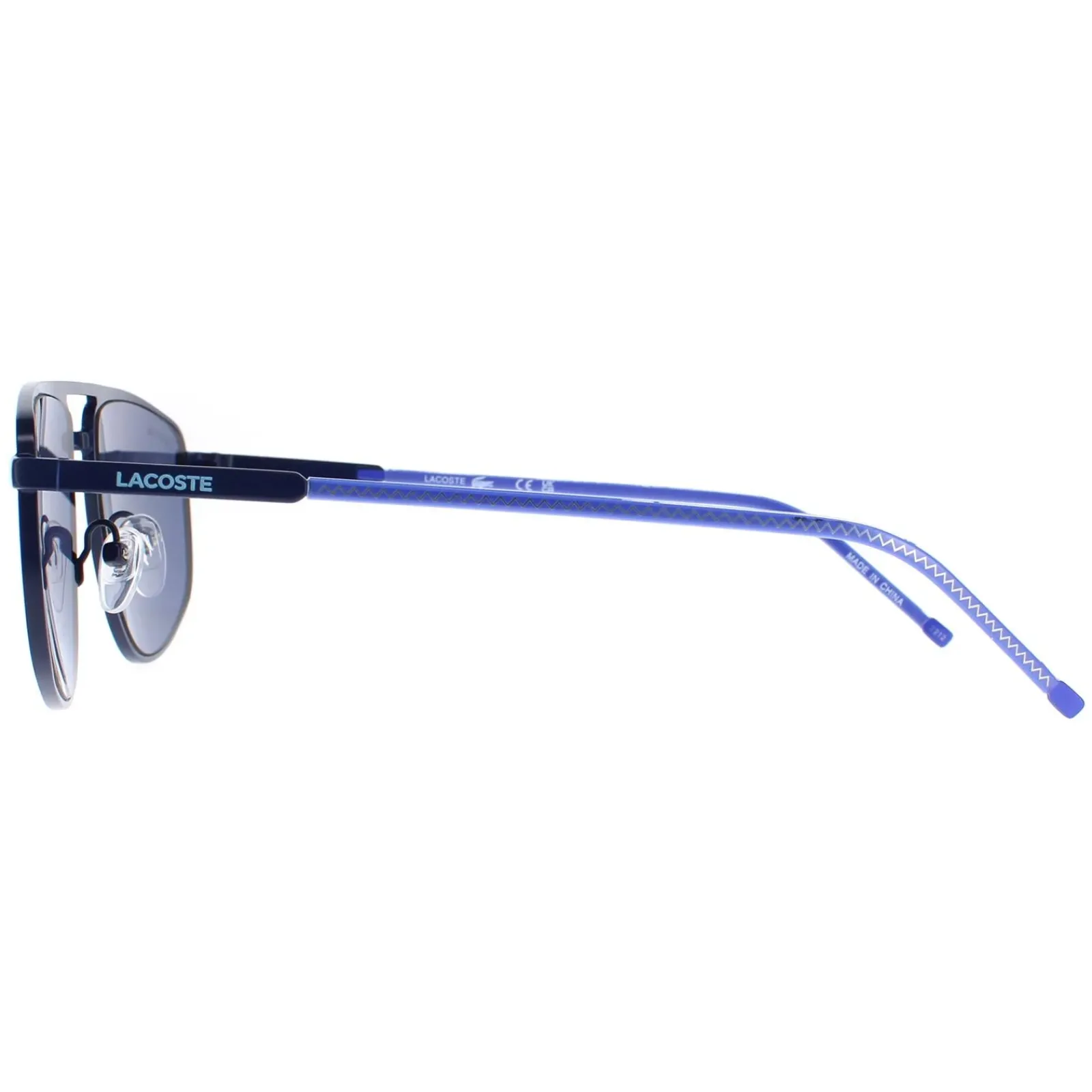 Lacoste Aviator^Sunglasses L254S 401 Matte Blue Blue