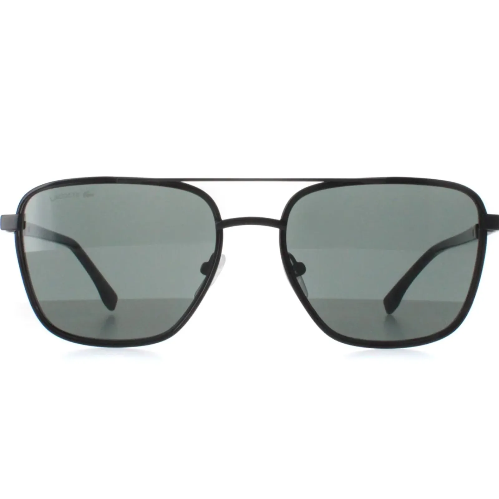 Lacoste Rectangle^Sunglasses L245S 002 Matte Black Grey