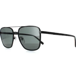 Lacoste Rectangle^Sunglasses L245S 002 Matte Black Grey