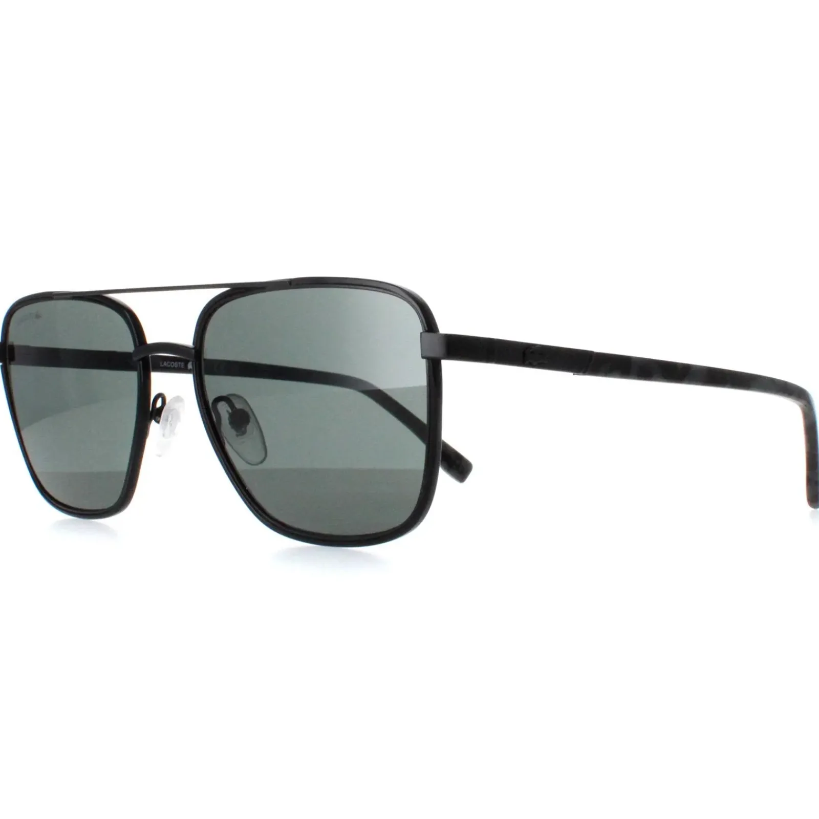 Lacoste Rectangle^Sunglasses L245S 002 Matte Black Grey
