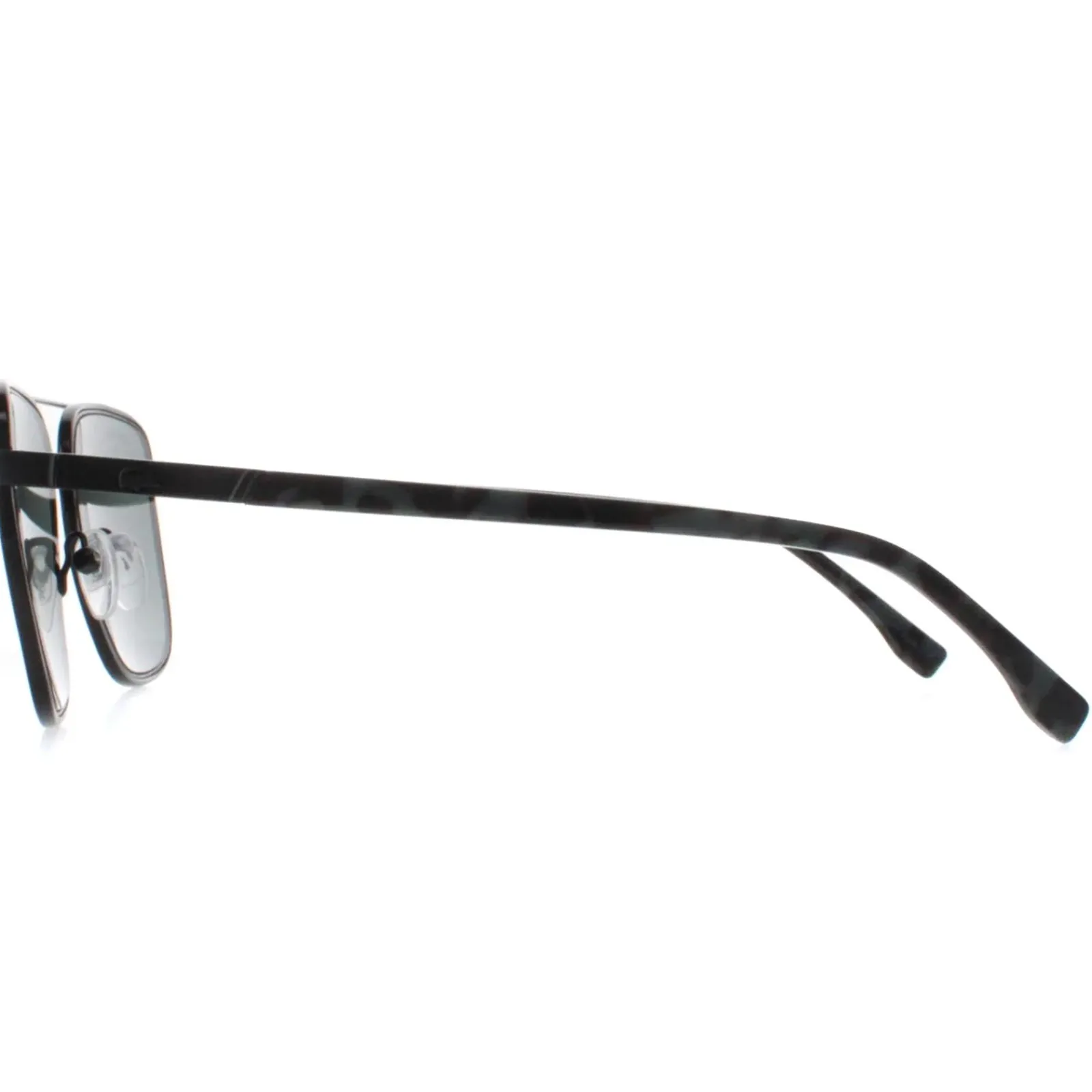 Lacoste Rectangle^Sunglasses L245S 002 Matte Black Grey