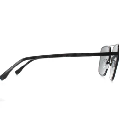 Lacoste Rectangle^Sunglasses L245S 002 Matte Black Grey