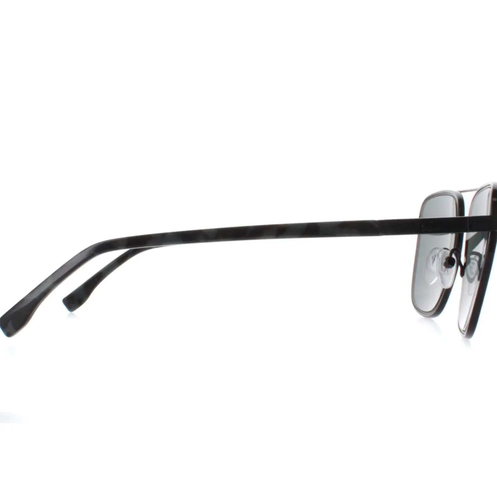 Lacoste Rectangle^Sunglasses L245S 002 Matte Black Grey