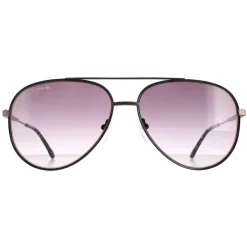 Lacoste Aviator^Sunglasses L247S 021 Matte Dark Grey Grey Gradient