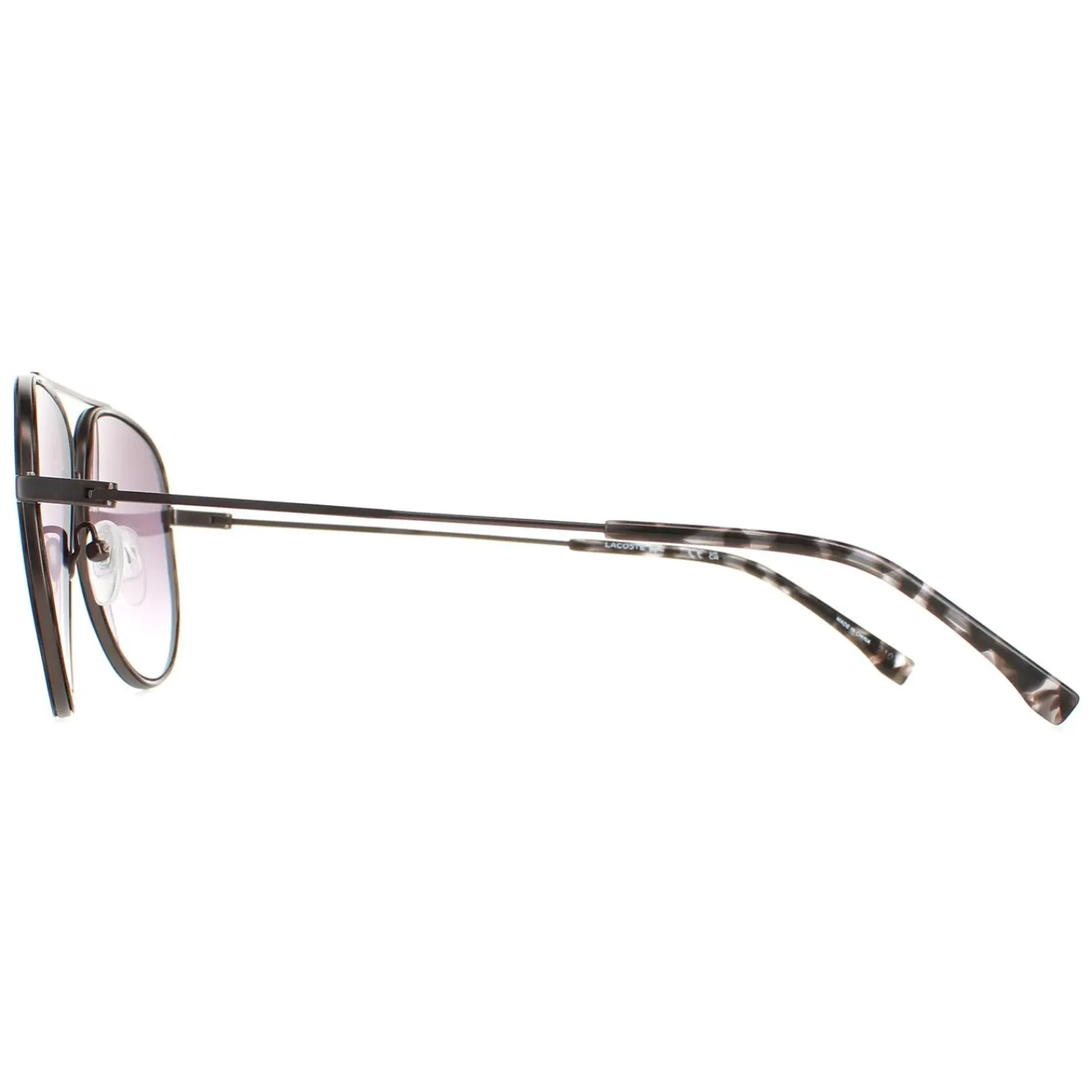 Lacoste Aviator^Sunglasses L247S 021 Matte Dark Grey Grey Gradient