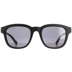Lacoste Rectangle^Sunglasses L966S 002 Matte Black Grey