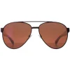 Lacoste Aviator|Aviator^Sunglasses L185S 615 Matte Red Brown