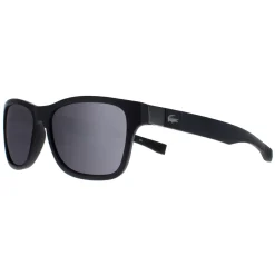 Lacoste Square|Square^Sunglasses L737S 002 Satin Black Grey Blue