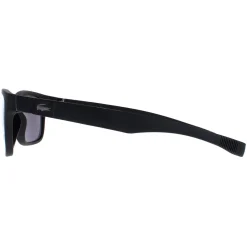 Lacoste Square|Square^Sunglasses L737S 002 Satin Black Grey Blue