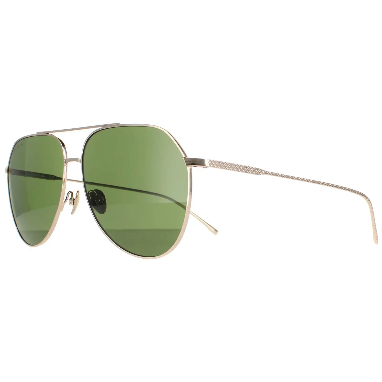 Lacoste Aviator|Aviator^Sunglasses L209S 714 Shiny Gold Green
