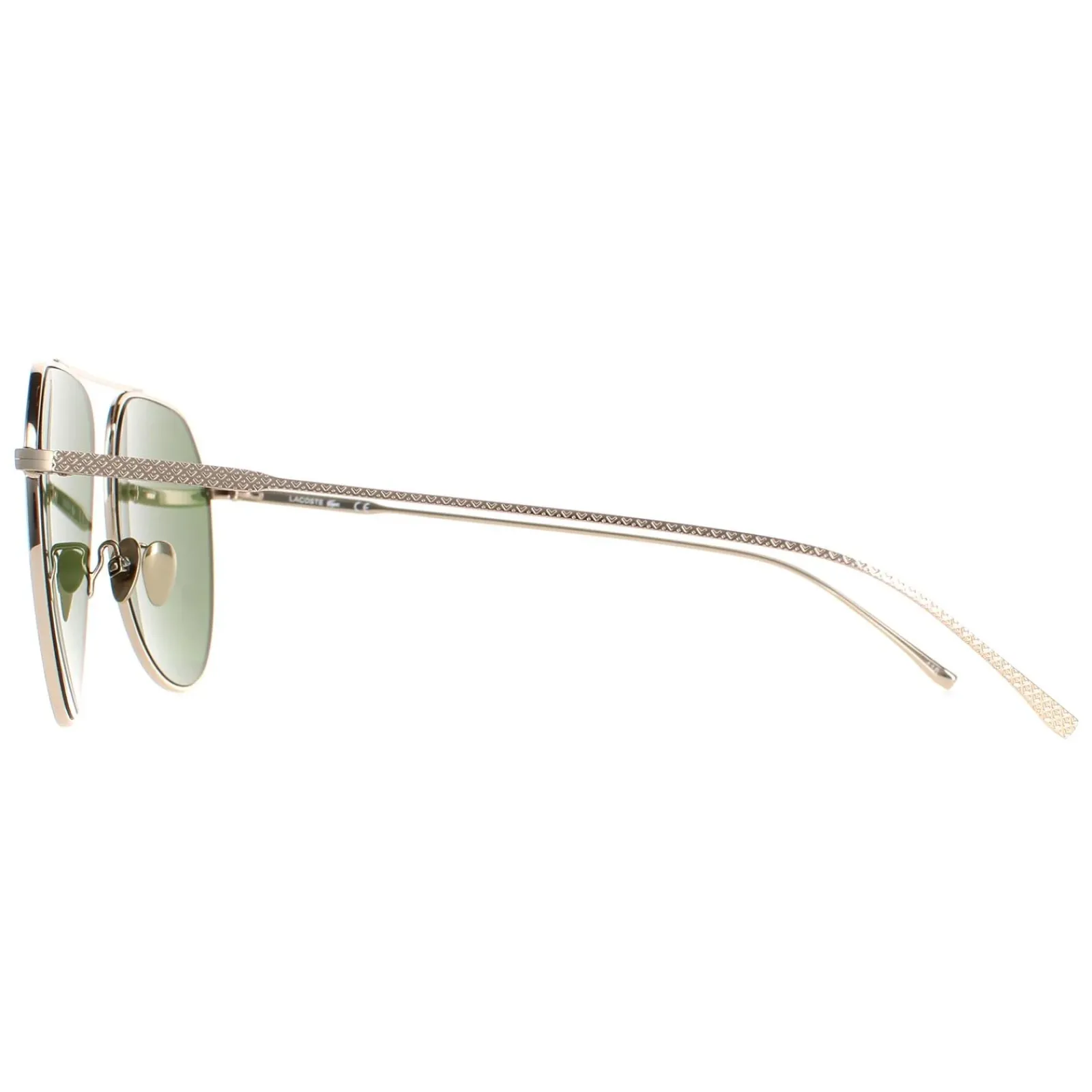 Lacoste Aviator|Aviator^Sunglasses L209S 714 Shiny Gold Green