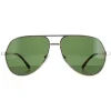 Lacoste Aviator|Aviator^Sunglasses L250SE 710 Gold Solid Green