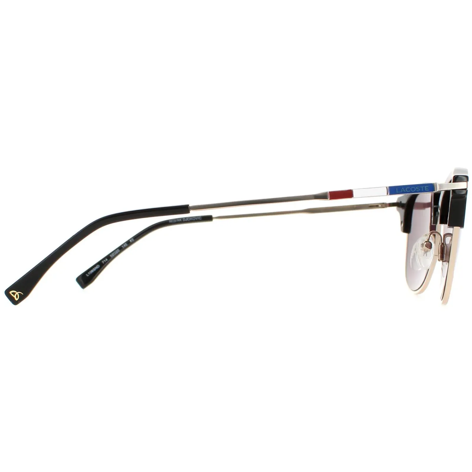 Lacoste Round^Sunglasses L106SND 714 Gold Grey