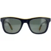 Lacoste Square^Sunglasses L781SP 414 Blue Yellow Blue Grey Green Polarized