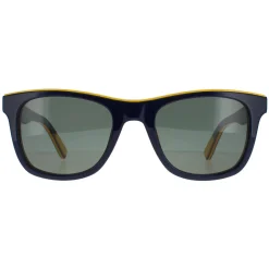 Lacoste Square^Sunglasses L781SP 414 Blue Yellow Blue Grey Green Polarized