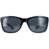 Lacoste Square|Square^Sunglasses L662SP 001 Black Grey Polarized